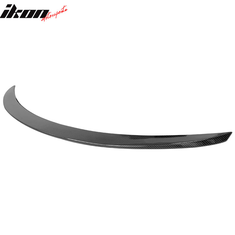 Fits 14-24 Infiniti Q50 OE Style Carbon Fiber Print Trunk Spoiler Wing Lip ABS