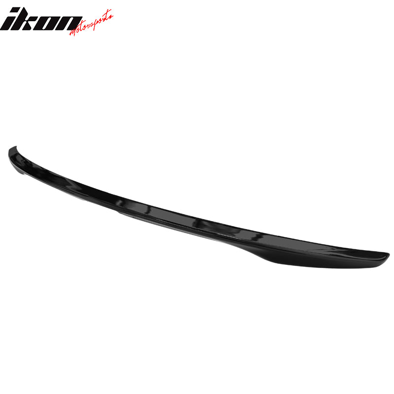 Fits 14-24 Infiniti Q50 OE Factory Style Gloss Black ABS Rear Trunk Spoiler Wing