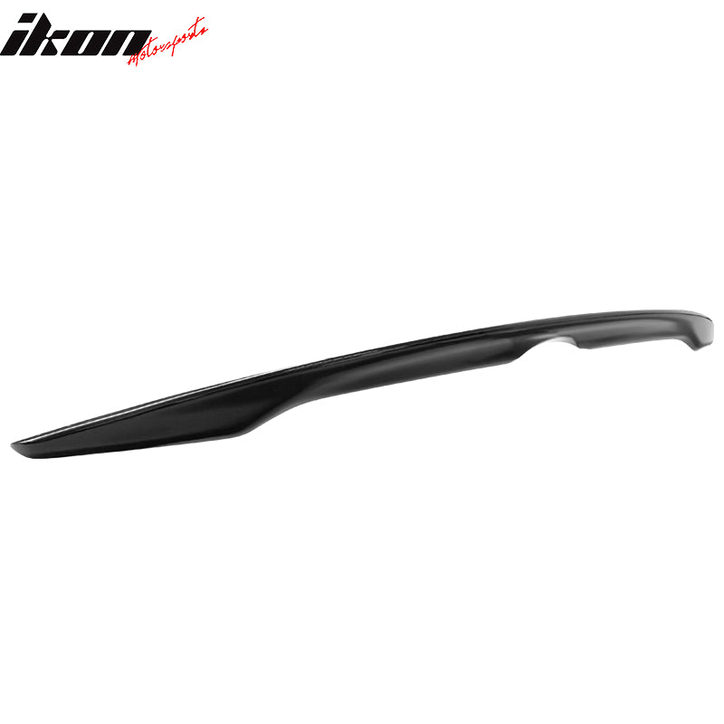 Fits 14-24 Infiniti Q50 OE Factory Style Gloss Black ABS Rear Trunk Spoiler Wing