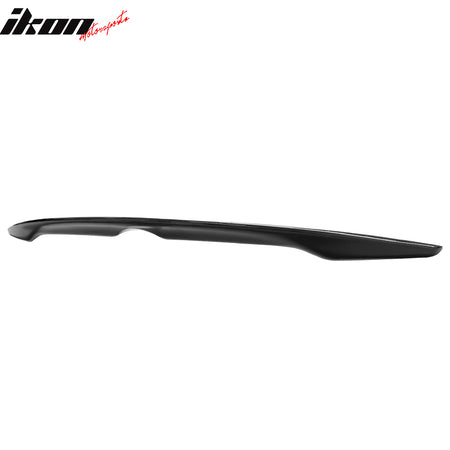 Fits 14-24 Infiniti Q50 OE Factory Style Gloss Black ABS Rear Trunk Spoiler Wing