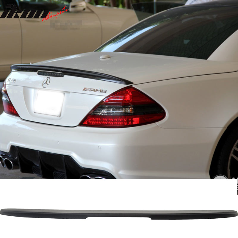 2003-2011 Benz R230 SL-Class Matte Black AMG Style Rear Spoiler Wing