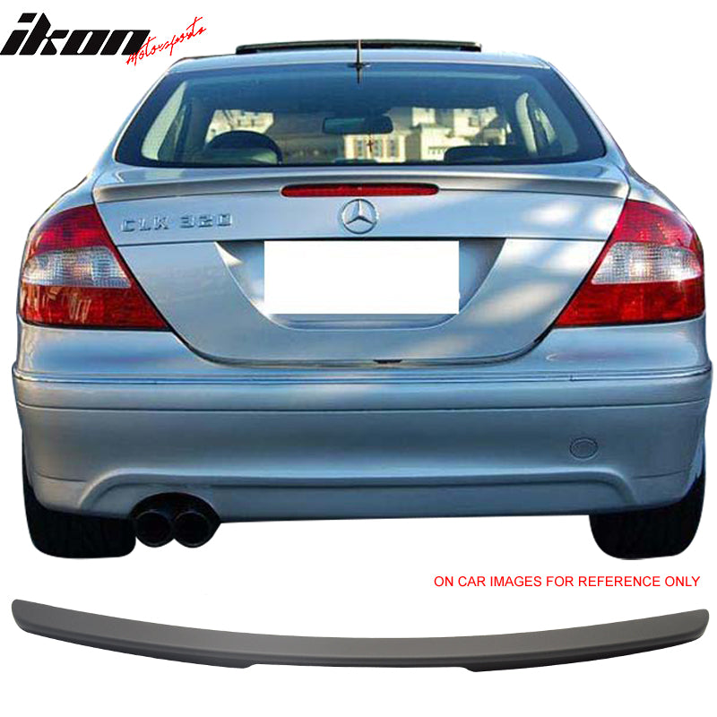 2003-2009 Benz W209 CLK-Class AMG Style Matte Black Rear Spoiler Wing