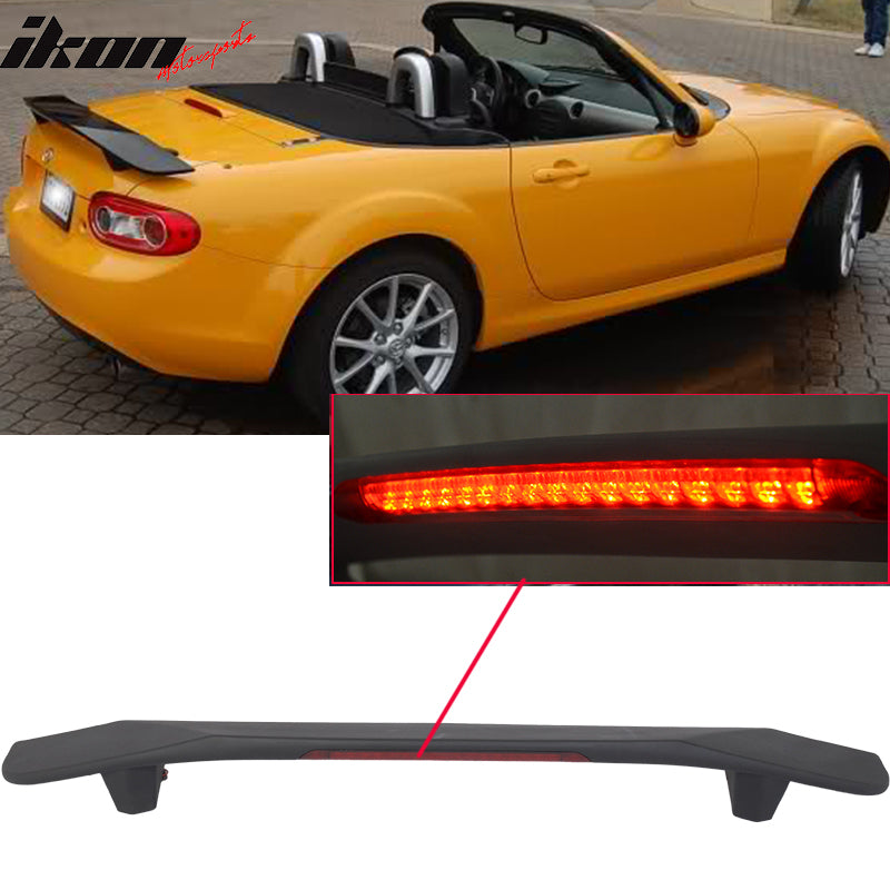 2006-15 Mazda Miata MX5 Convertible Rear Spoiler Wing LED Brake Light