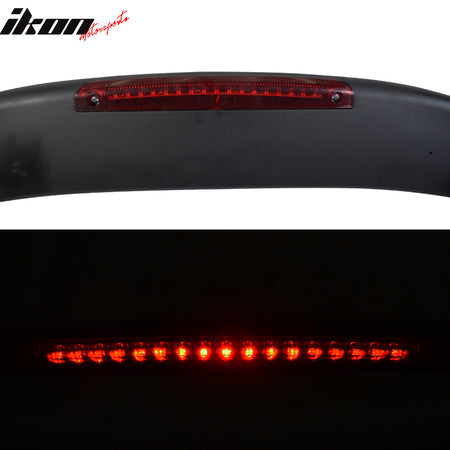 Fits 06-15 Mazda Miata MX5 2Dr Convertible Trunk Spoiler Wing&LED Brake Light