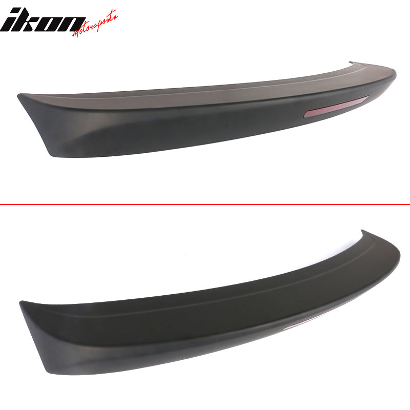 Fit 12-19 Nissan Versa 4Dr Rear Trunk Spoiler Wing ABS W/Brake Light Matte Black