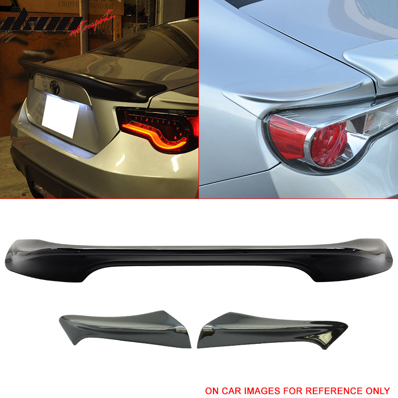 2013-2020 Scion FRS Subaru BRZ Toyota 86 #D4S Trunk Spoiler Side Wing