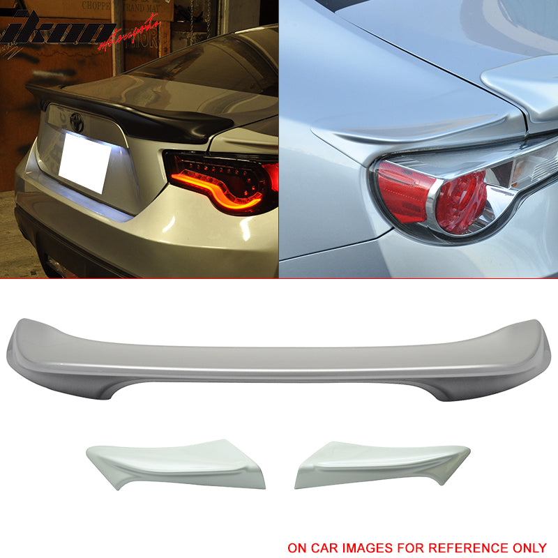 Fits 13-20 Scion FRS/Subaru BRZ/Toyota 86 #D6S Trunk Spoiler Side Wing