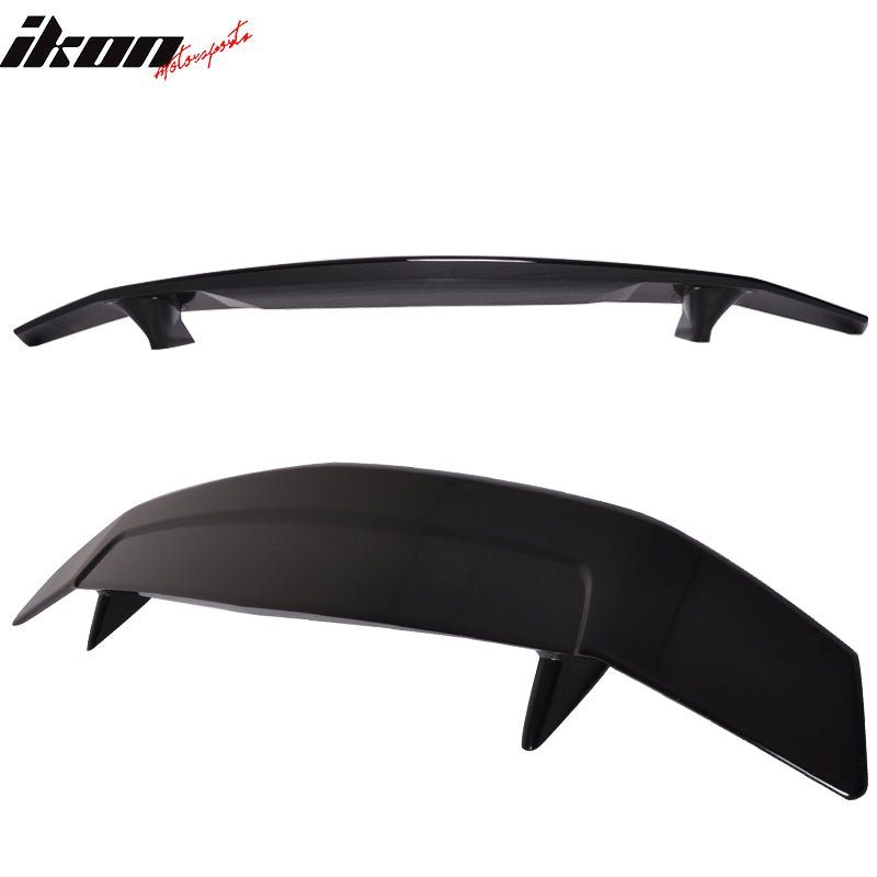 Compatible With 1990-1997 Mazda Miata Convertible Ikon Type A Trunk Spoiler Wing - Glossy Black ABS