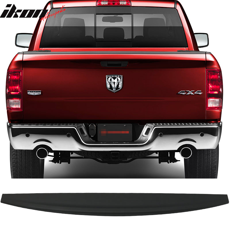 2009-2023 Ram 1500 Black Tailgate Cap Moulding Cover Truck Spoiler PP