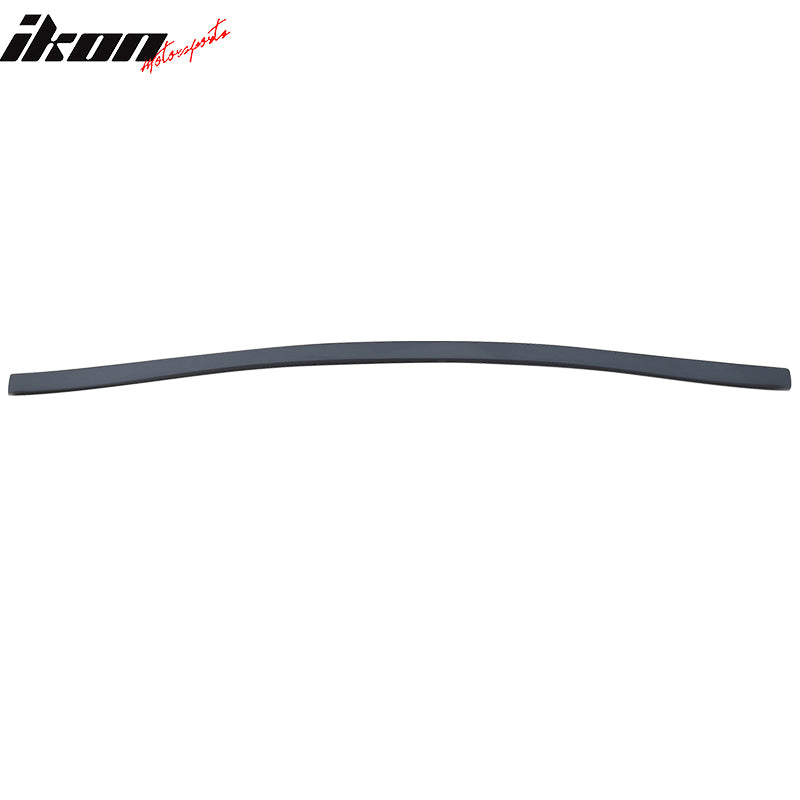 Top Gurney Flap Compatible With 2006-2011 Honda Civic, Transparent Smoke Acrylic Trunk Boot Lip Spoiler Wing Deck Lid Other Color Available By IKON MOTORSPORTS