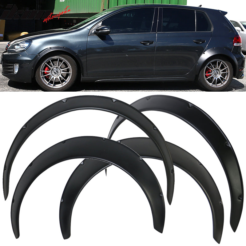 Ikon V3 Universal 50mm Front 90mm Wide Rear Fender Flares of 4