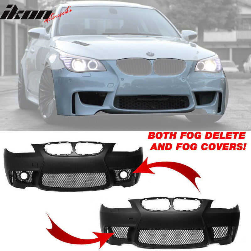 2004-2010 BMW E60 5-Series 1M Style Front Bumper Cover Conversion PP