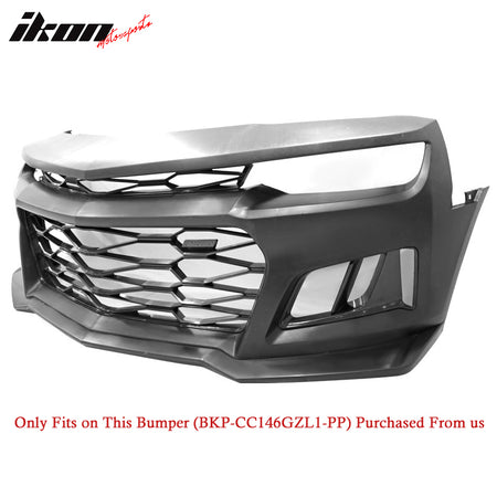 Replacement Front Lip for 14-15 Chevy Camaro ZL1 Style Front Bumper - PP