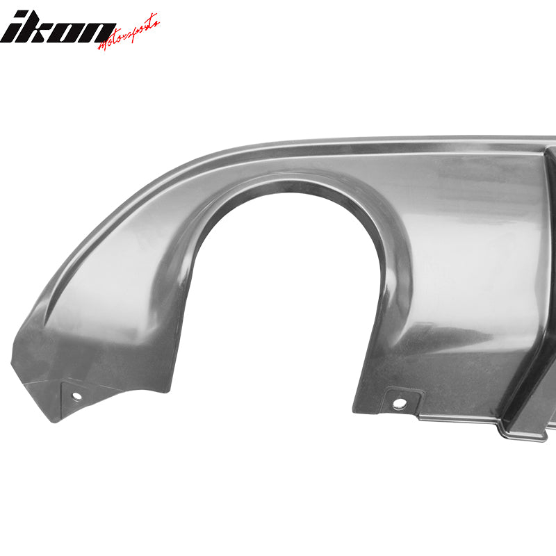 Fits 15-23 Dodge Charger SRT V3 Style Rear Diffuser with Reflective Tape