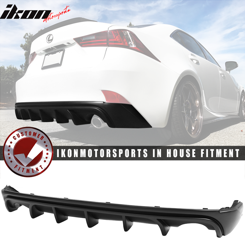 2014-2016 Lexus IS250 IS350 IS200T PP Rear Bumper Lip Diffuser