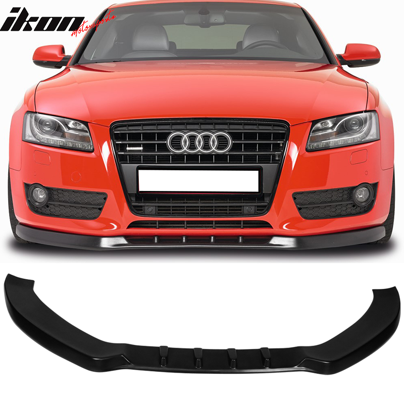 2008-2012 Audi A5 Base B8 MX Style Front Lip Splitter Spoiler - PU