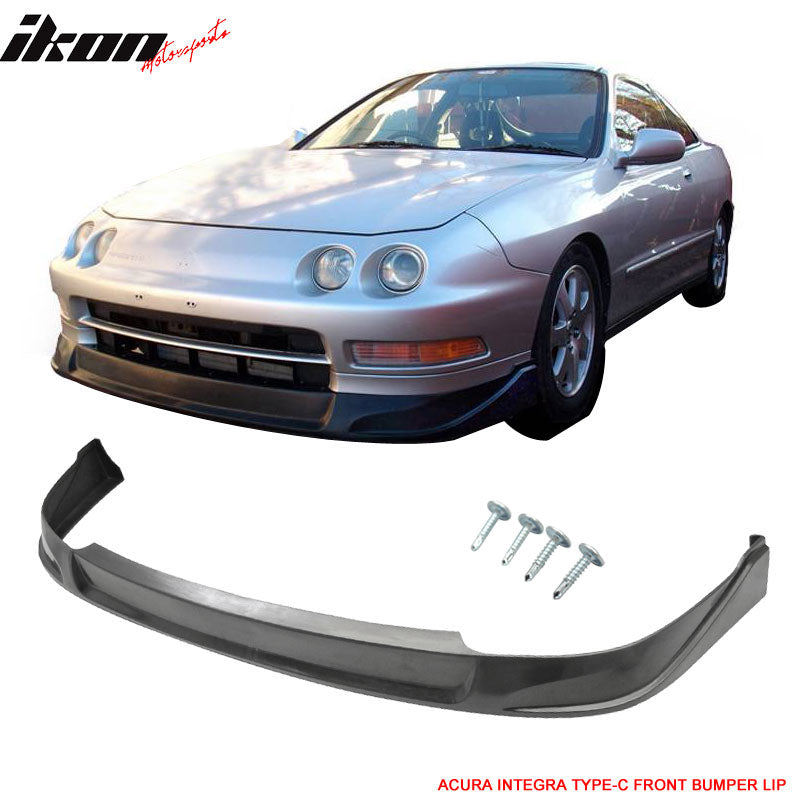 Fits 94-97 Acura Integra Hatchback Front Bumper Lip PU + TR Rear Bumper Lip ABS