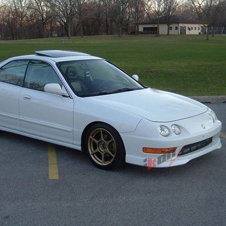 Front Bumper Lip Compatible With 1998-2001 Acura Integra, PP Front Lip Finisher Under Chin Spoiler Add On Bodykit Air Dam Chin Diffuser by IKON MOTORSPORTS, 1999 2000