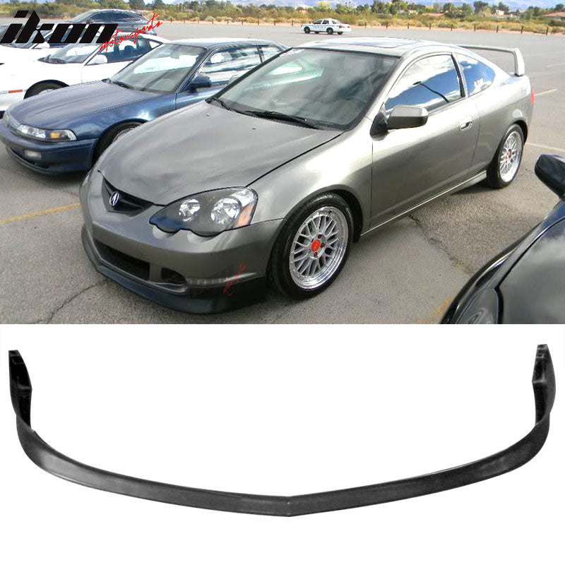 Fits 02-04 Acura RSX DC5 Front Bumper Lip Spoiler + Rear Bumper Lip Diffuser PU