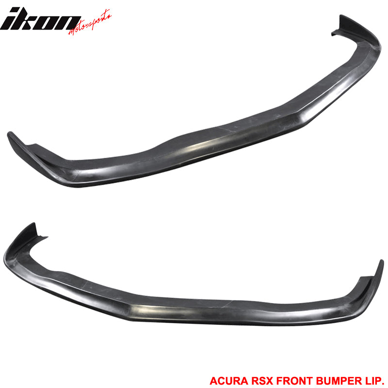 Front Bumper Lip Compatible With 2005-2006 ACURA RSX, CS Style PU Front Lip Spoiler Splitter Air Dam Chin Diffuser Add On by IKON MOTORSPORTS