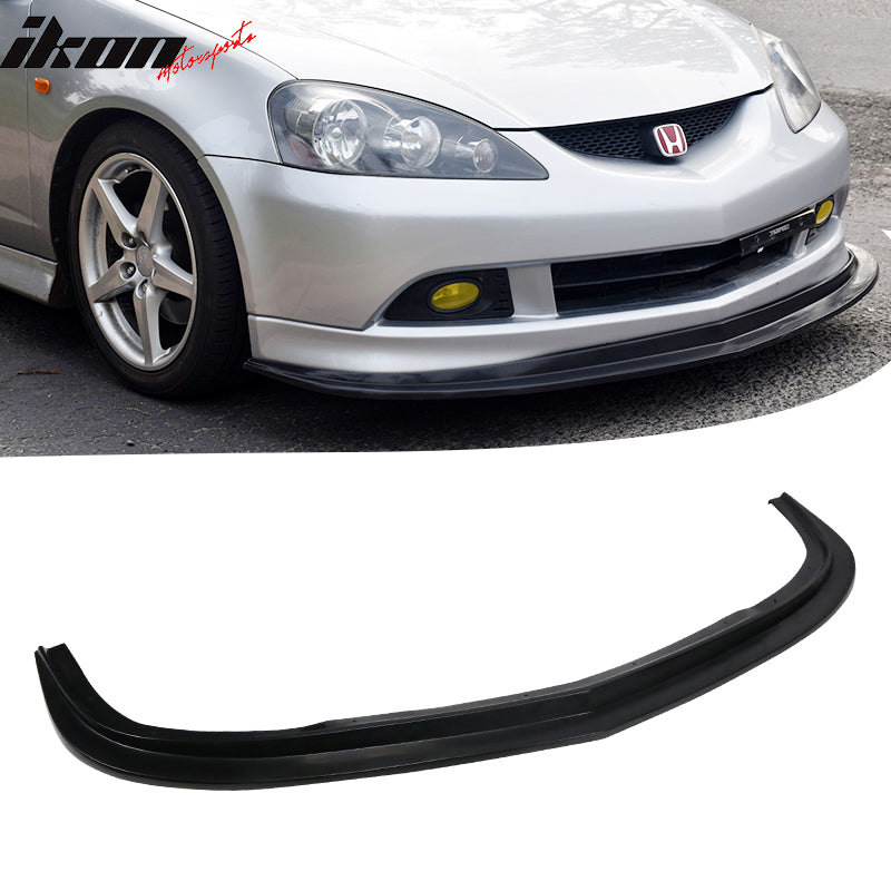 2005-2006 Acura RSX DC5 MDA Style Unpainted Black Front Bumper Lip PU