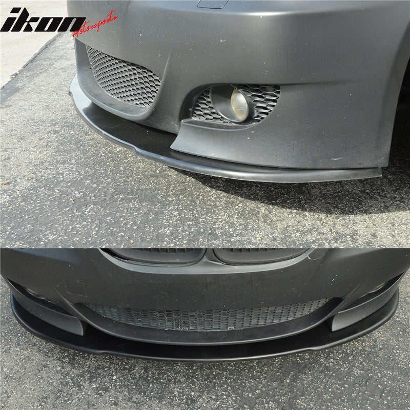 Fits 04-10 BMW E60 5 Series M5 Front Bumper Lip Spoiler Splitter PU Chin Bodykit