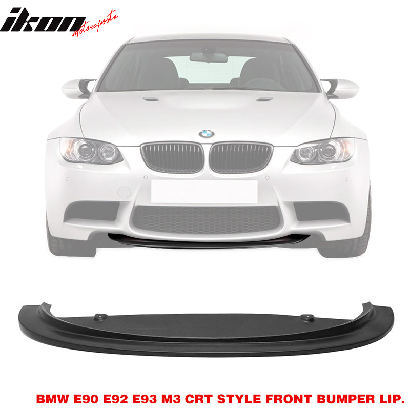 2008-2013 BMW M3 Only CRT Style Front Lip Spoiler Splitter PU