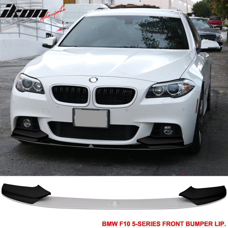 2011-2016 BMW F10 Paint Black Alpine White III #300 Front Lip PP