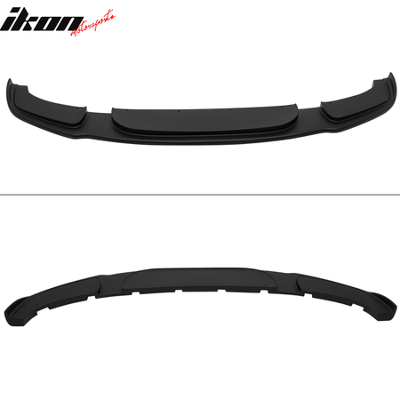 Fits 11-16 BMW F10 5 Series Msport H Style Front Lip Chin Spoiler Matte Black