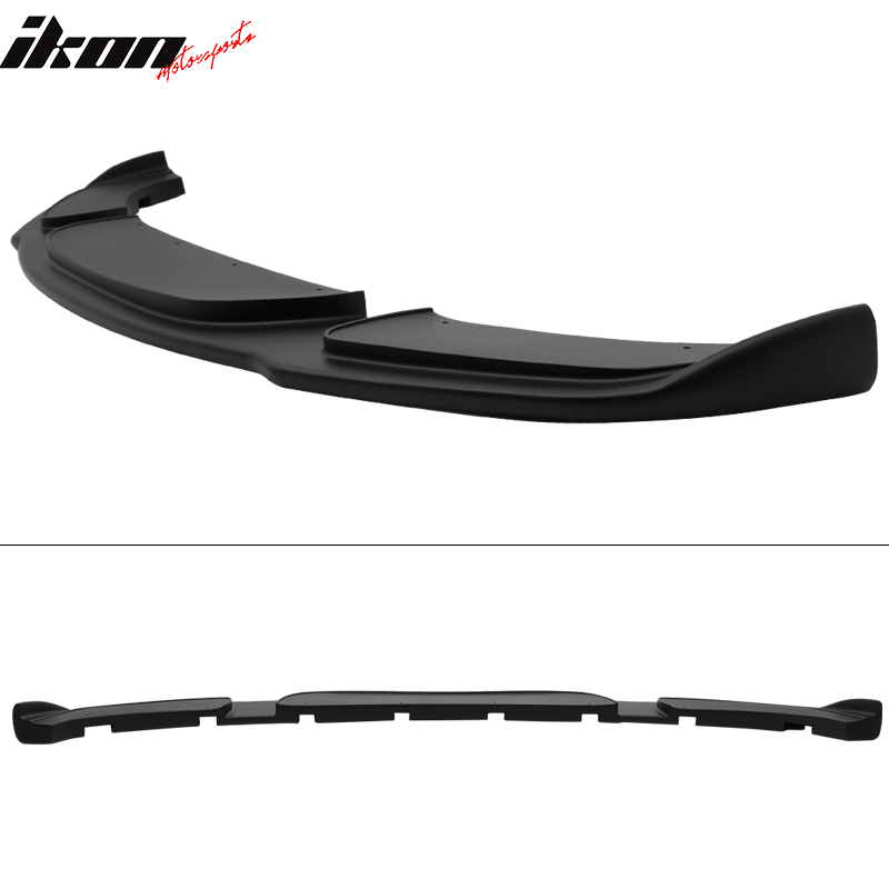 Fits 11-16 BMW F10 5 Series Msport H Style Front Lip Chin Spoiler Matte Black