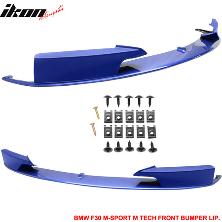 Fits 12-18 F30 M Performance Front Bumper Lip Chin Spoiler Painted All Color