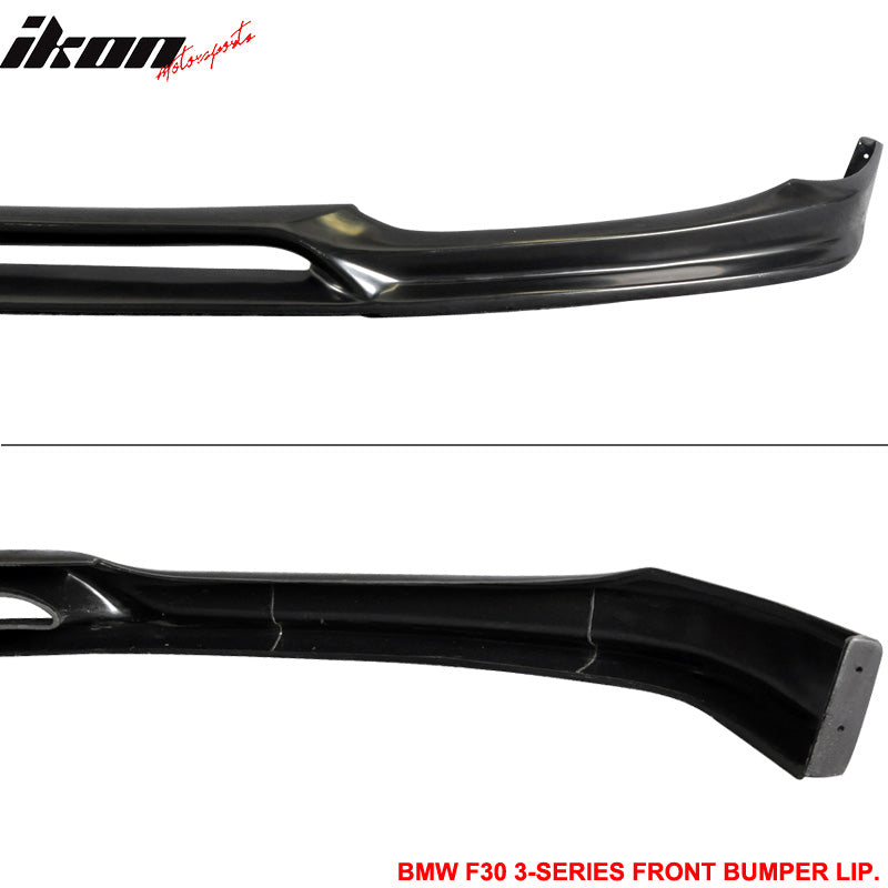 Fits 12-15 BMW F30 3-Series 3D Style PU Front Bumper Lip