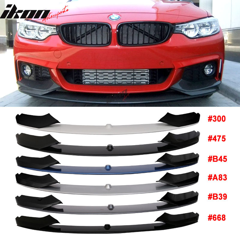 14-20 F32 F33 F36 4 Series Performance Front Bumper Lip 2 Tone