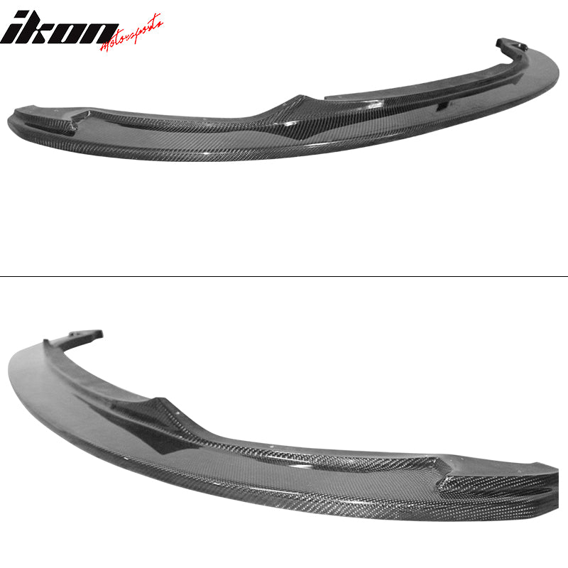 Fits 15-20 BMW F80 M3 F82 F83 M4 KS Style Front Bumper Lip Spoiler Carbon Fiber