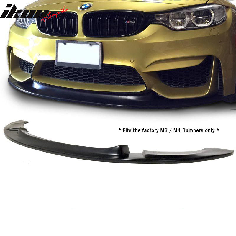 2015-2020 BMW F80 M3 F82 M4 GT Style PU Front Bumper Chin Lip Spoiler