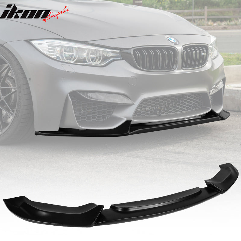 2015-2020 BMW F80 M3 F82 F83 M4 VRS Black Front Lip SplitterSpoiler PU