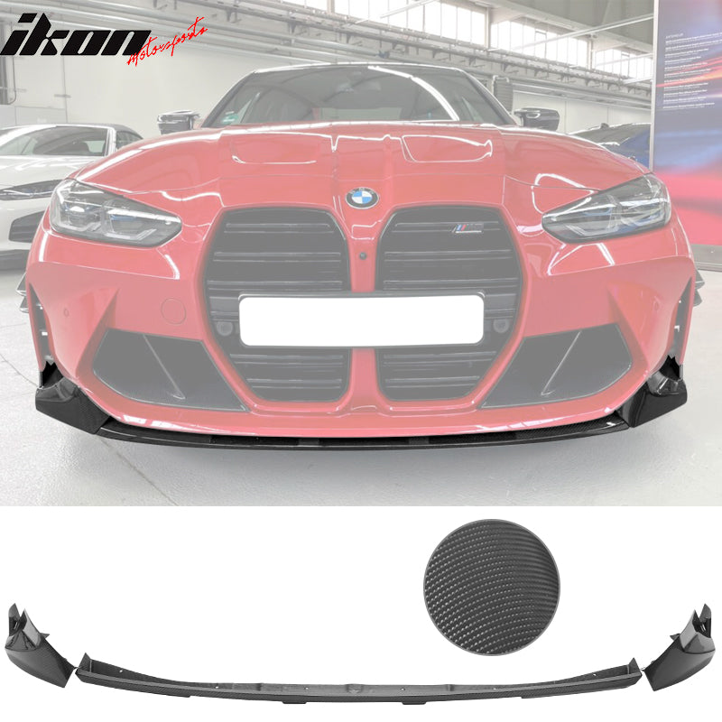 2021-2025 BMW G80 M3 G82 G83 M4 MP Style Front Bumper Lip Carbon Fiber