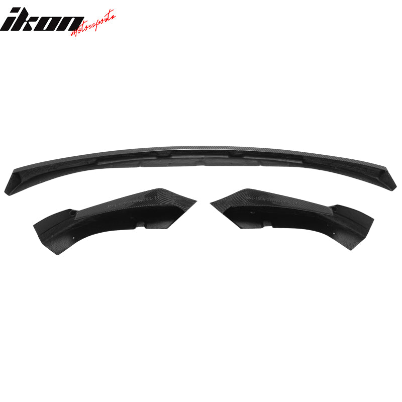 Fits 21-25 BMW G80 M3 G82 G83 M4 MP Style 3PCS Front Bumper Lip Carbon Fiber CF