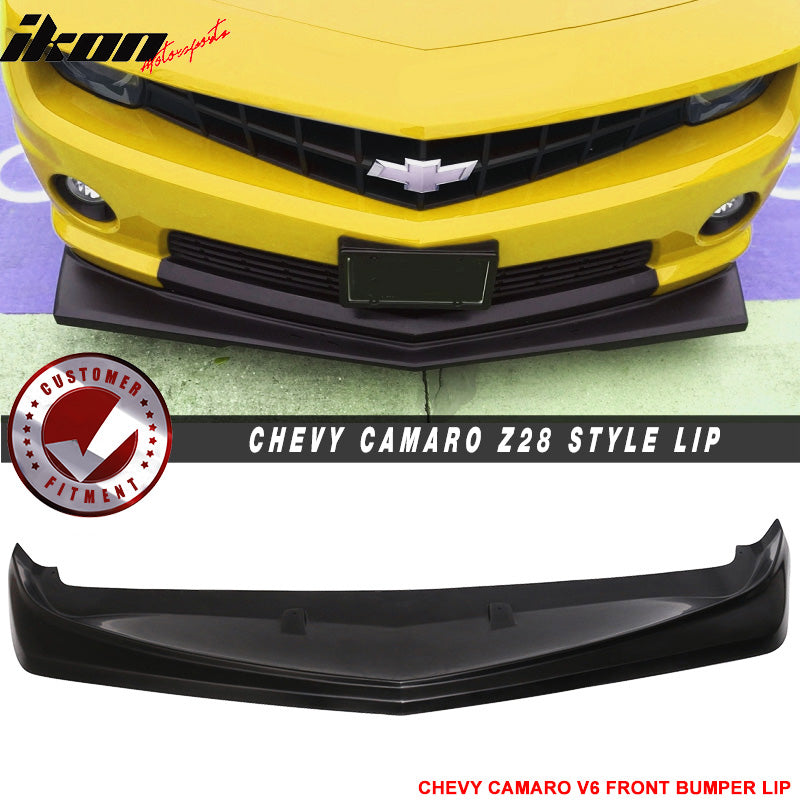 2010-2013 Chevrolet Camaro V6 Z28 Look Unpainted Front Bumper Lip PU