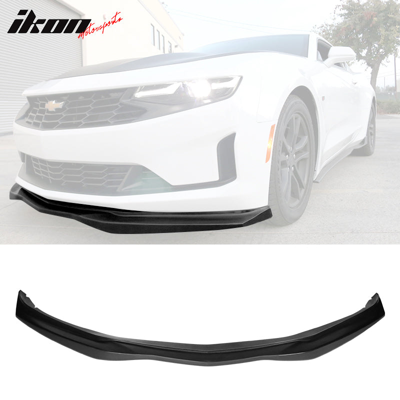 2016-2018 Chevrolet Camaro SS AC Style Black Front Bumper Lip PU