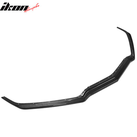 Fits 20-25 Chevy Corvette C8 Z51 Style Carbon Fiber Front Bumper Lip Spoiler 3PC