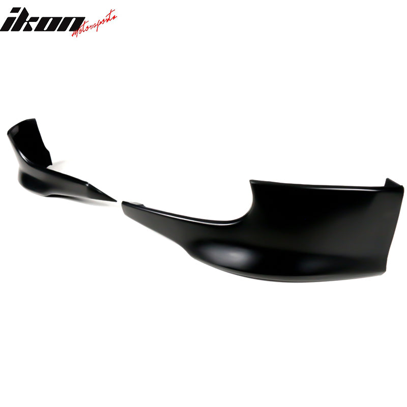 Fits 06-10 Dodge Charger IKON Style Front Bumper Lip Side Apron Unpainted PU 2PC