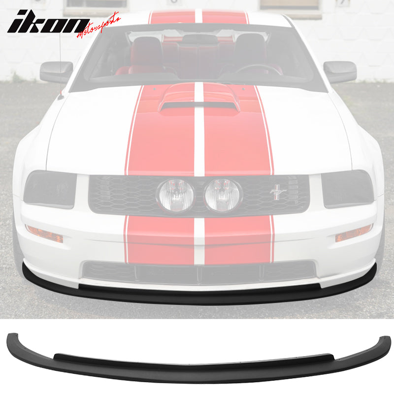 2005-2009 Ford Mustang V8 STI Style Front Bumper Lip Spoiler PU