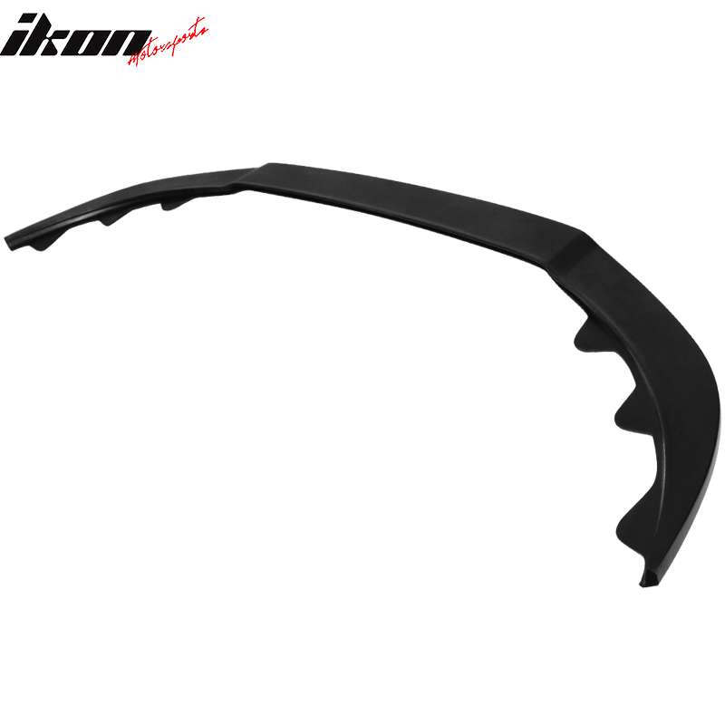 Fits 13-14 Ford Mustang GT Style Front Bumper Lip Spoiler Unpainted Black PU