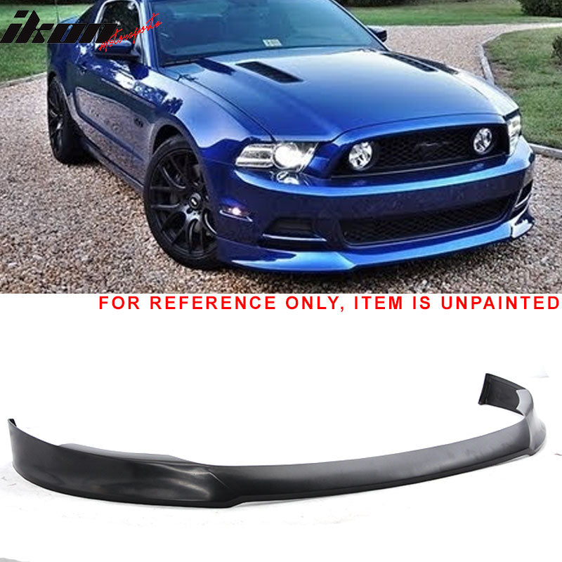 2013-2014 Ford Mustang V6 V8 ST Style Front Bumper Lip Spoiler PU