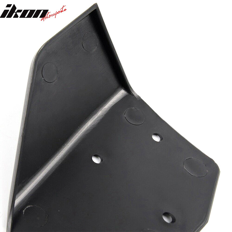 Fits 15-23 Ford Mustang GT Style Front Bumper Spoiler Winglets Painted Color