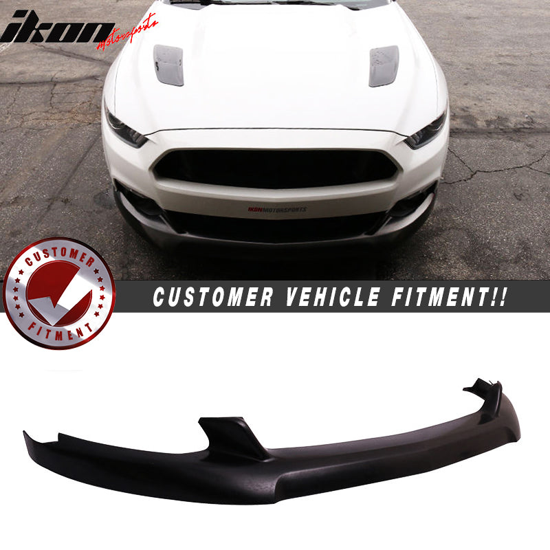 2015-2017 Ford Mustang Front Lip SplitterUnder Chin Spoiler PU