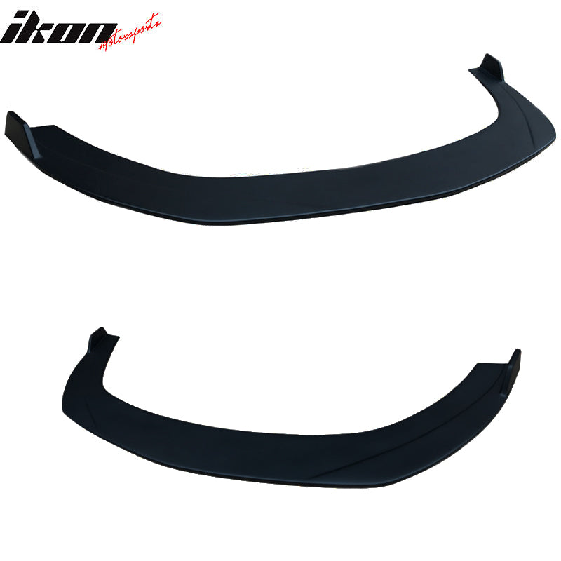 IKON Style Universal Front Bumper Lip Splitter Unpainted - PP