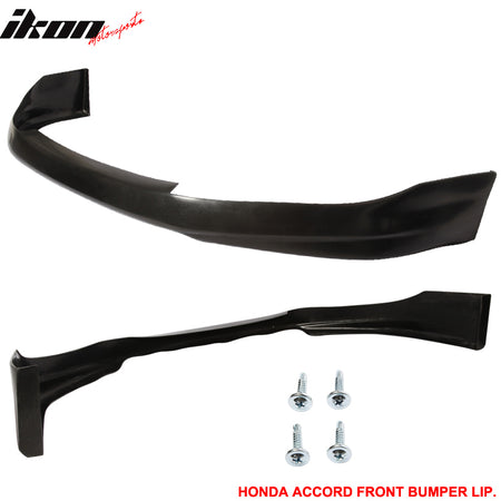 Fits 06-07 Honda Accord Coupe HFP Style Front Bumper Lip Spoiler Unpainted PU