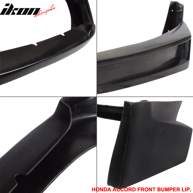 Fits 11-12 Honda Accord Sedan Mugen Style PU Front Bumper Lip Spoiler